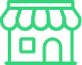 green commercial business building icon